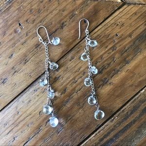 Delicate Green Amethyst Earrings